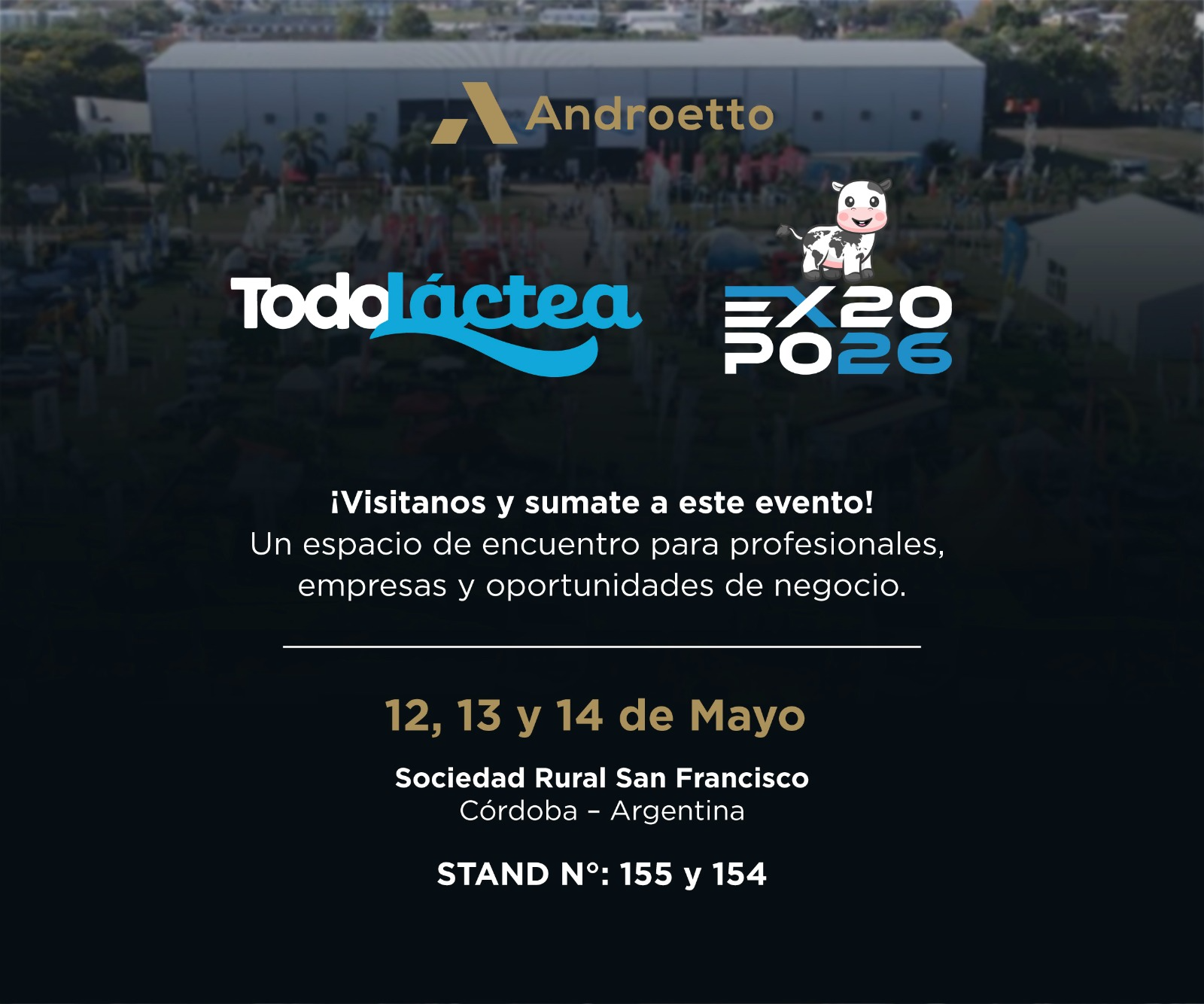 Expo Todo L谩ctea 2026 - Androetto Stand 154 y 155